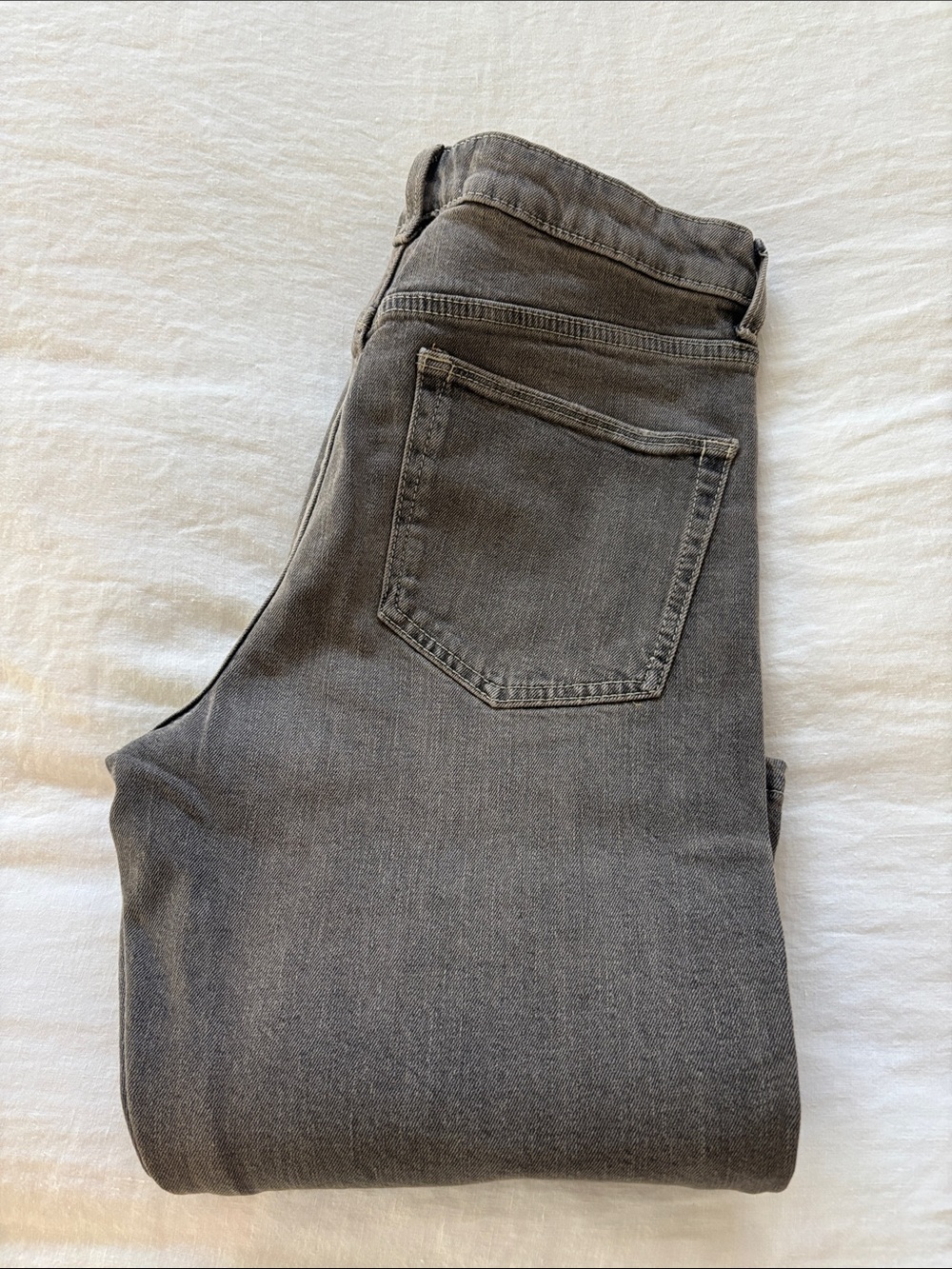 Men's Grey Slim Fit Flared Jeans